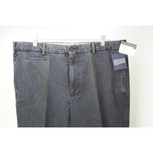 Burberry London Blue 100% Cotton Mens Pants Trousers Sz 56EU NEW
